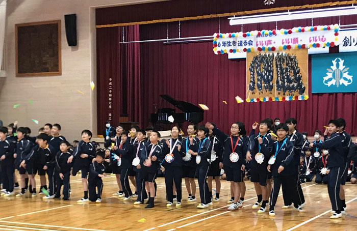 ６年生を送る会