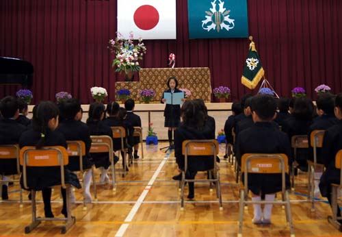 児童代表歓迎の言葉