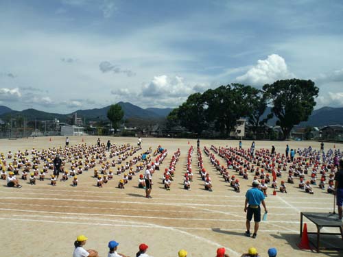 運動会の練習
