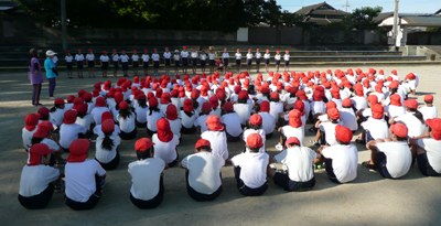 赤団結団式