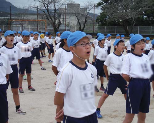 校歌の練習 校歌の練習
