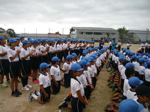 応援の練習 応援の練習