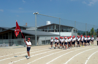 運動会全体練習