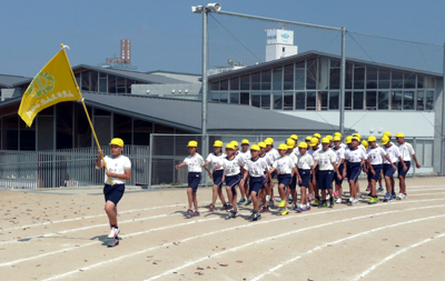 運動会全体練習