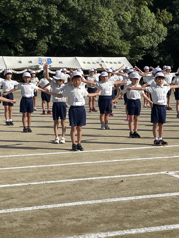 ラジオ体操も頑張ります！