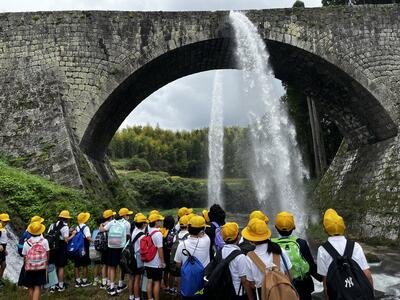 放水をみんなで見ました！