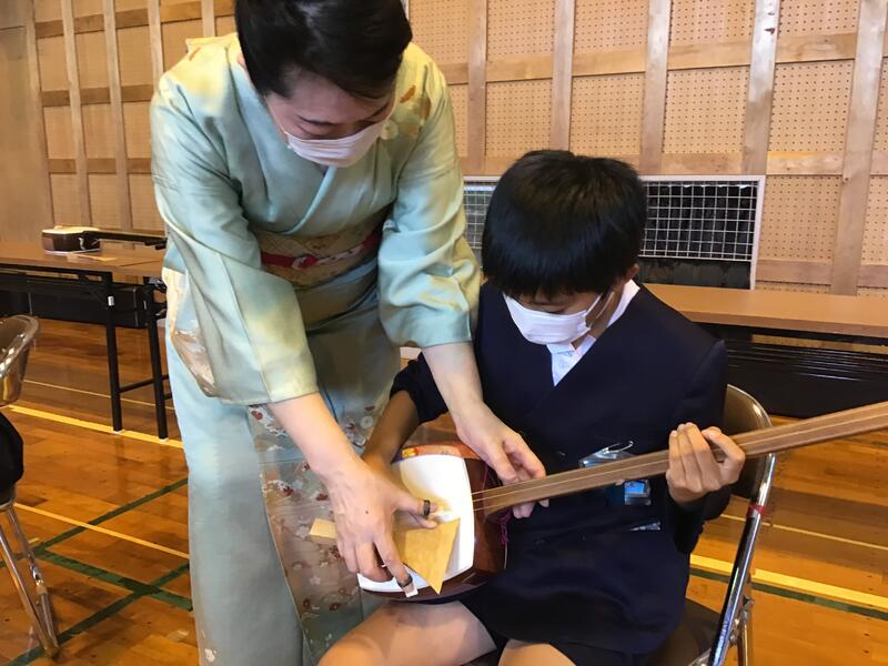 三味線体験！