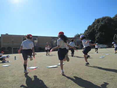 一生懸命跳んでいます！